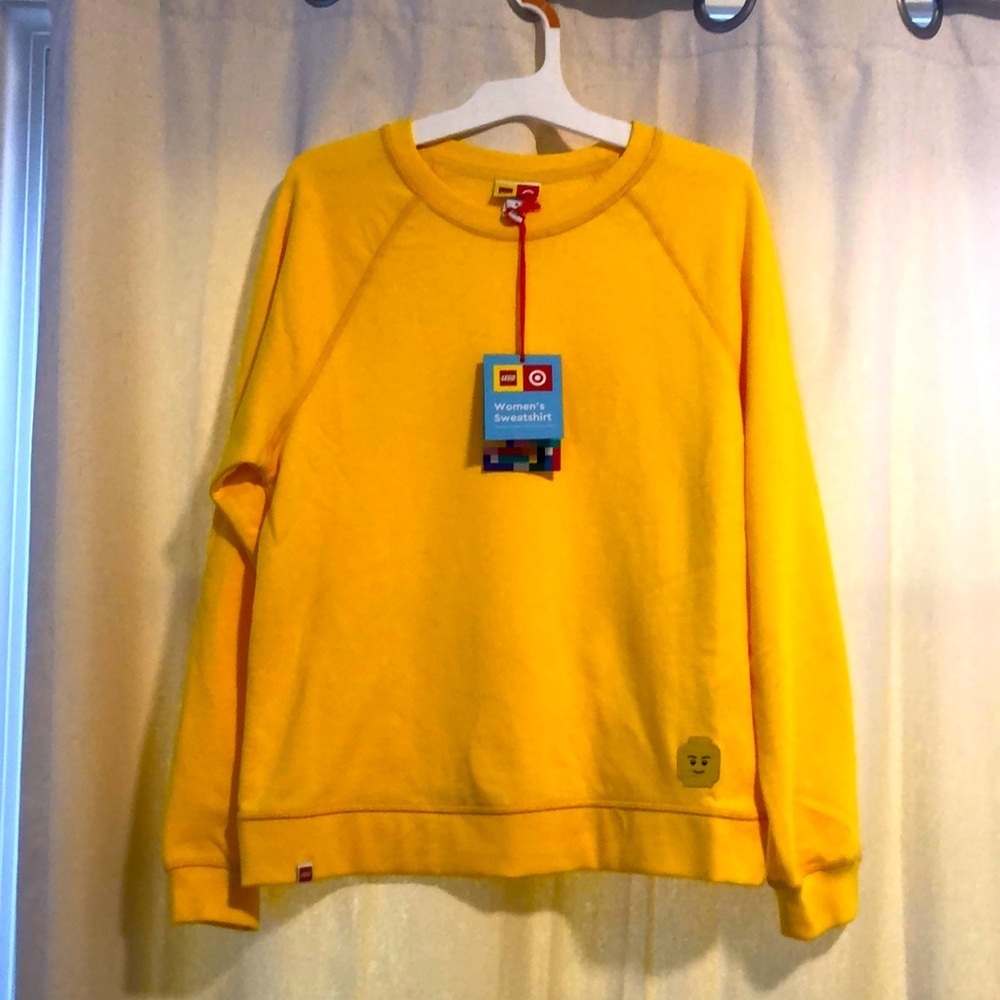 NWT Limited Edition Lego for Target Yellow Sweatshirt